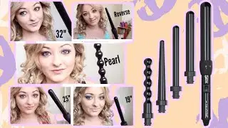 NuMe Lustrum 5 in 1 Curling Wand Review | Curls With All 5 Barrels ✨