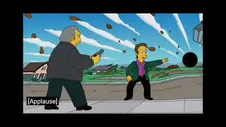 Springfield gets sucked into a black hole 