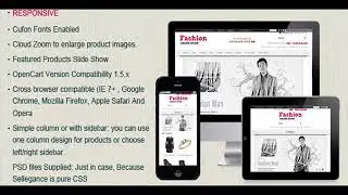 Fashion OpenCart Template | Themeforest Website Templates and Themes