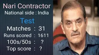 Nari Contractor Test career