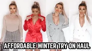 BOOHOO TRY ON HAUL CUTE WINTER LOOKS 😍 *AFFORDABLE* ❄️ JAZ HAND