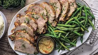 Mustard Roasted Pork Loin