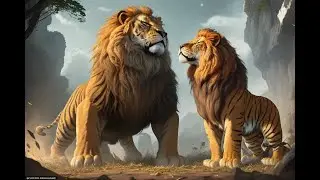 The Lion And The Cheetah of  Panchatantra Moral Stories for Kids