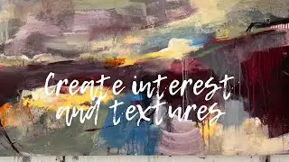 Удаление краски для создания интереса и фактуры