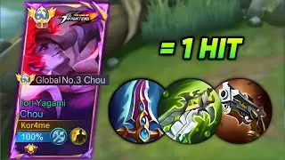 1 HIT BUILD CHOU - MOBILE LEGENDS BANG BANG