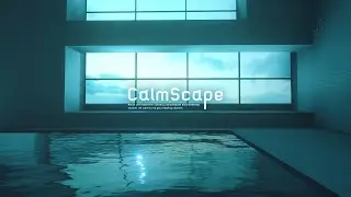 Quiet Liminal Pool | Pool Sounds & Cozy Ambience ASMR for study, sleep & relax