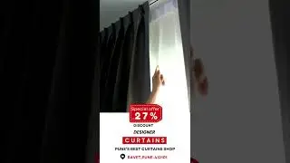 Get a 27% Discount on Designer Curtains  | 📲8530156548 #curtains #ravet #trending #shorts