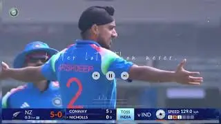 IND vs NZ fall of wickets 1 brirgs two