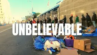 Los Angeles Homeless Skid row - February 17, 2023