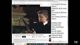 BACH ERBARME DICH MEIN GOTT