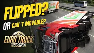 What should you do after flipping your truck in ETS 2 ? ( How to use Tow Service in ETS ? )
