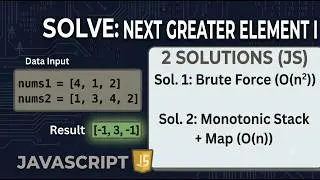 496. Next Greater Element I - LeetCode JavaScript