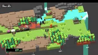 Unrailed! Speedrun World Record - Quick Easy - Random Seed (1P) [cib9SwY] in 1:24