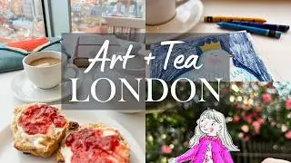 Creating Art On A London Rooftop | Cream Tea & City Views