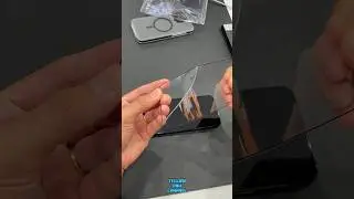 Anti-glare, fingerprint-free tempered glass protects the iPhone 15 Pro Max screen #shorts