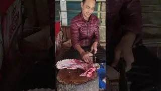 Awesome goat meat 🍖 cutting video by expert left handed sujon Vai 