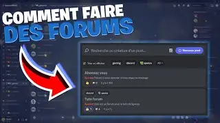 How to create FORUMS on Discord!?
