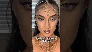 Макияж Медузы на Хэллоуин🐍