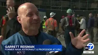 California Science Center/KABC of Samuel Oschin Air and Space Center Topping Out Ceremony
