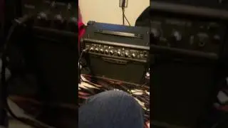Guitar amp picks up radio station