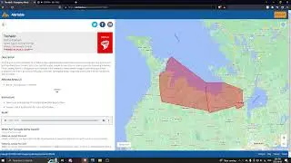Tornado warning central-southwestern Ontario (Caught on radio)