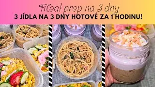 Recepty do krabiček na 3 dny pouze za 1 hodinu! Meal prep do krabiček!