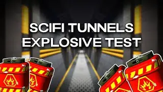 Scifi Tunnels Escape Explosive Test | Scrap mechanic