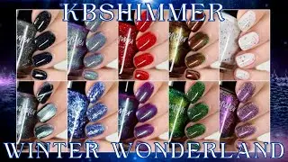 Коллекция KBShimmer Winter Wonderland: живые образцы и обзор