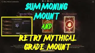 NIGHT CROWS: SUMMONING MOUNT & CLEMENS COUPON NI HONZKY [MOUNT MYTHIC ATTEMPT]