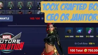 Crafting 100 BOXES WHAT DO WE GET-Marvel Future Revolution