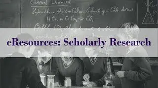 eResources | Scholarly Research