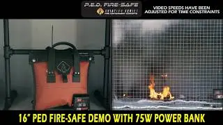 16&rdquo; PED FIRE-SAFE WITH 75 Wh POWER-BANK DEMO