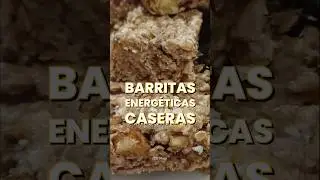 BARRITAS ENERG&Eacute;TICAS caseras 🍌🍯 sin horno | Empieza el a&ntilde;o con energ&iacute;a