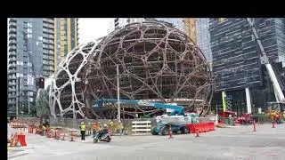 Time Lapse: Amazon Spheres 2015-2018