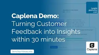 Insights Platforms Demo Days with Caplena