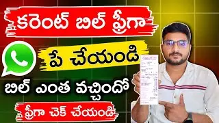 how to pay electricity bill by whatsapp | pay electricity bill online