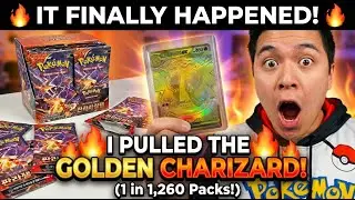 I PULLED THE GOLDEN CHARIZARD! (1 in 1,260 Packs!)