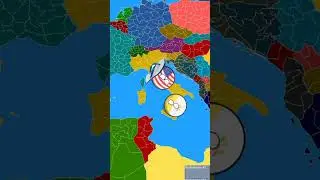 Что, если Италия и США поменяются местами?#countryball#countryballanimation#geography