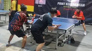 Doble point 8 yanti/Jercho vs michael/Bayu