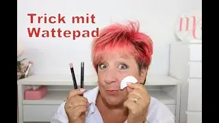 Trick mit Wattepad- Lidfalte einschattieren, so wirst Du Dein Schlupflid los