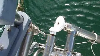 Homemade servo pendulum windvane steering