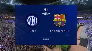 ⚽ Inter Milan vs Barcelona ⚽ | UEFA Champions League (04/10/2022) | Fifa 23