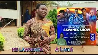 KB LAWRENCE a Lom&eacute; pour le concert du 01/04/2023 ( vous &ecirc;tes tous invit&eacute;s)