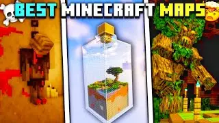 TOP 5 BEST MAPS FOR MINECRAFT POCKET EDITION || 🤯 MAPS FOR MCPE 1.19+
