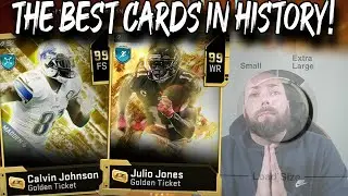 THE BEST CARDS IN THE HISTORY OF EARTH! GOLDEN TICKETS!!! [MADDEN 20]