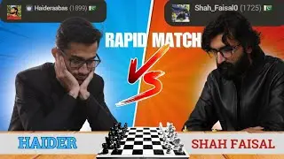 Faisal (1725) Vs Haider(1899) ZH Chess Club players Match | #chess #chesscom #zhchessclub 