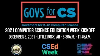 2021 National Computer Science Education Week Kickoff