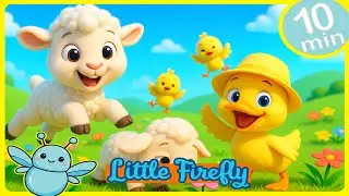 Little Sheep & Flower Fun 🐑🌼 + BEST KIDS SONGS Compilation | Music for Toddlers | Little Firefly