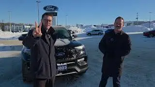2023 Ford Explorer ST with Corey and Korbin