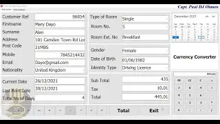 How to Create Hotel Management Systems with Database in Delphi - Full Tutorial
